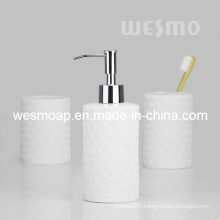 Embossment Porcelain Bathroom Set (WBC0812A)